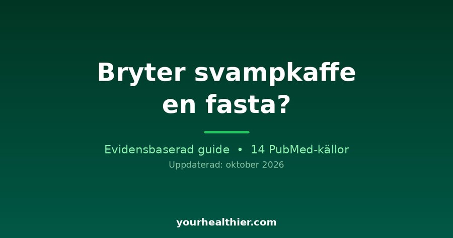 Bryter svampkaffe en fasta?