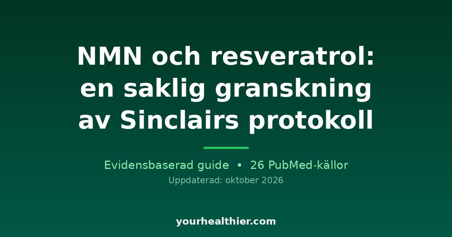 NMN och resveratrol: en saklig granskning av Sinclairs protokoll